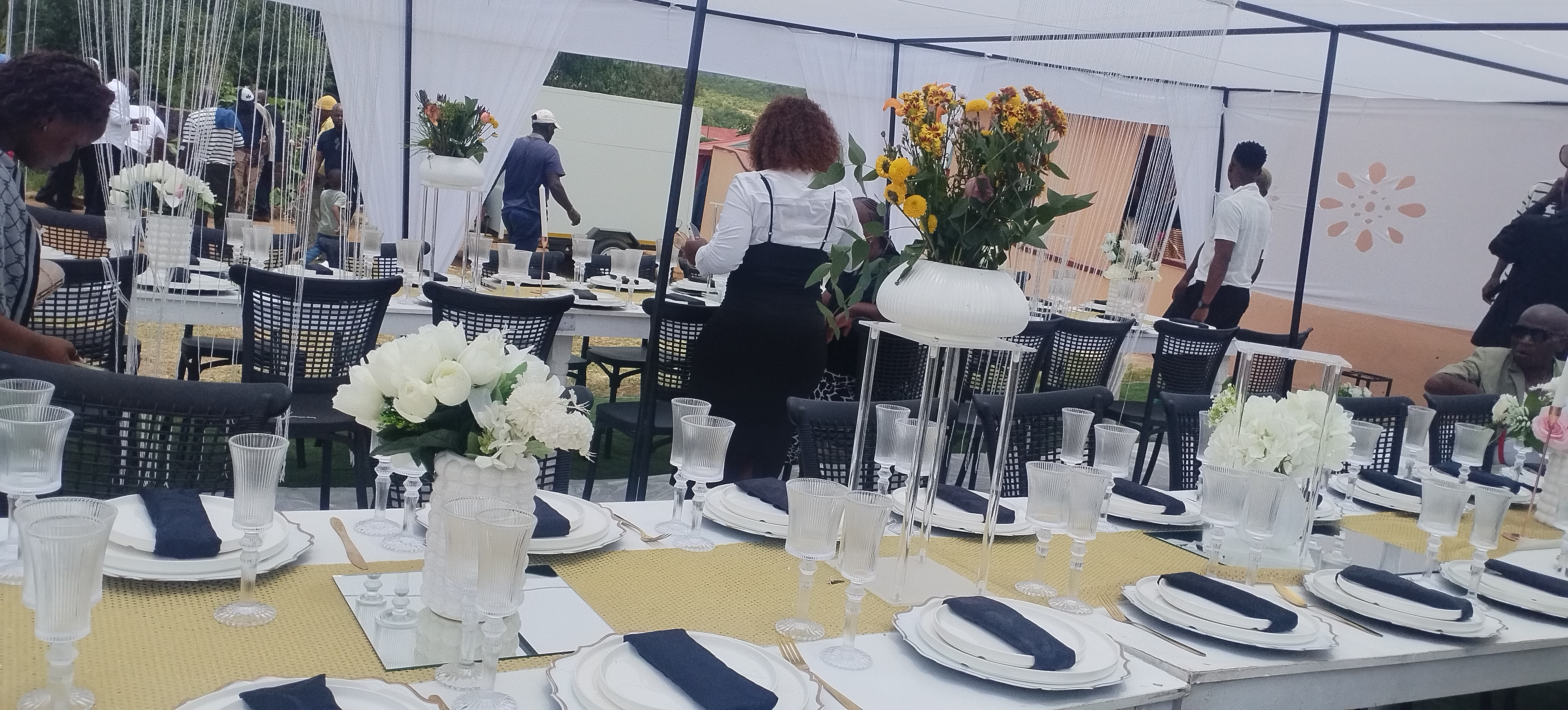 Kids birthday party with colorful themed decor and balloon decorations