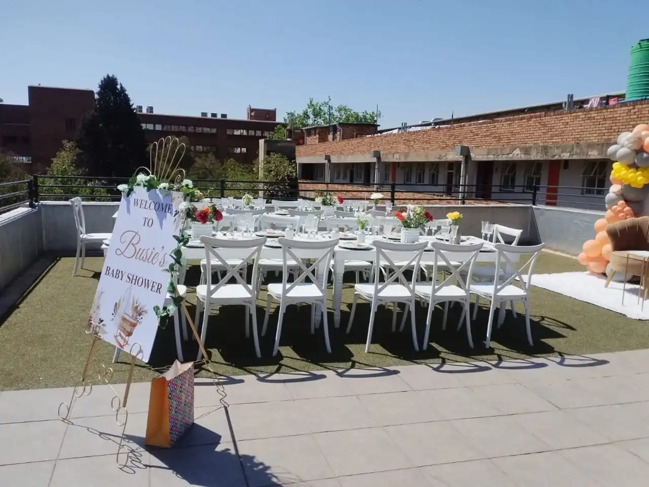 Beautiful party decoration with custom styling and luxury details